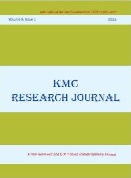 Cover of KMC Research Journal