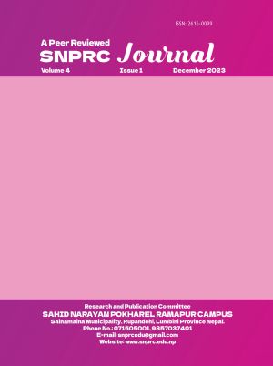 Cover SNPRC Journal